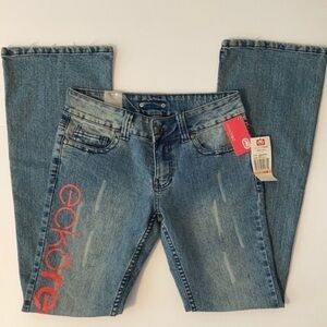 NWT Ecko Red Boot cut Jeans logo street wear sand destroyed distressed size 3​